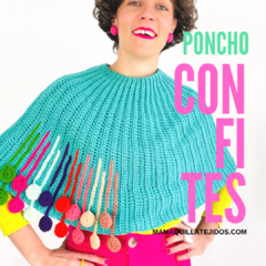 PONCHO CONFITES - Guía de Tejido - mamaQuilla Tejidos