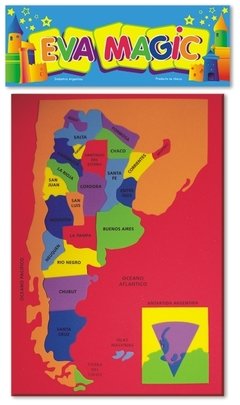 Mapa de Argentina Goma Eva
