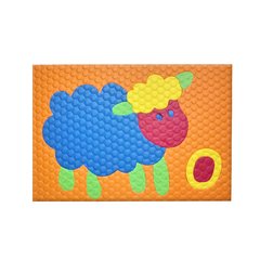Pack X 8 Mini Animalitos Goma Eva Encastrables 18x12cm X 10mm - tienda online