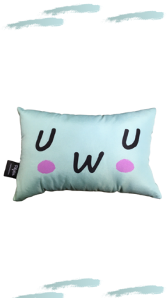UwU - Almohadón Emoji Otaku - comprar online