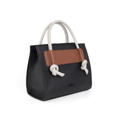 Image of Cartera Bigger Negra Tricolor