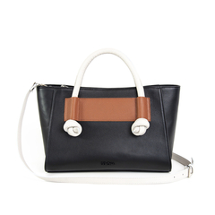 Cartera Siddhi Negra Tricolor - online store