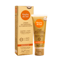 Crema Antiarrugas Autobronceante Bronzage® x 70g - comprar online