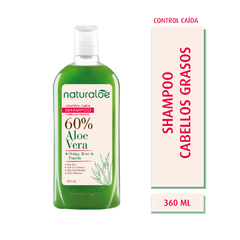 NATURALOE SHAMPOO CONTROL CAIDA CABELLOS GRASOS x 360ml - comprar online