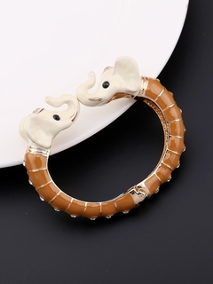 Imagem do Bracelete Elefante Duplo - Ref.023