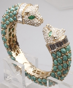 Bracelete Leopardo Pedraria - Ref.016 - DMS Boutique 