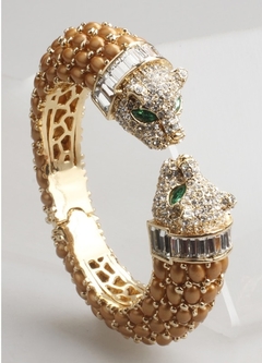 Bracelete Leopardo Pedraria - Ref.016 - comprar online