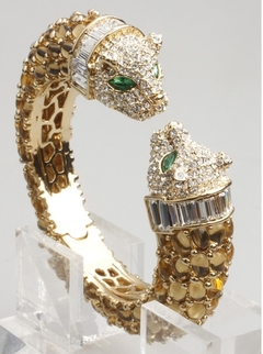 Bracelete Leopardo Pedraria - Ref.016