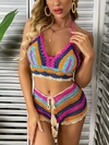 Conjunto Top e Short Croche