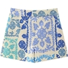 short saia estampado