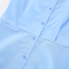 Imagem do Camisa Vestido Azul - Ref.20234