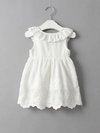 Vestido Branco Infantil Laço