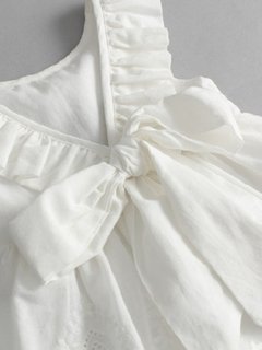 Vestido Branco Infantil Laço 2