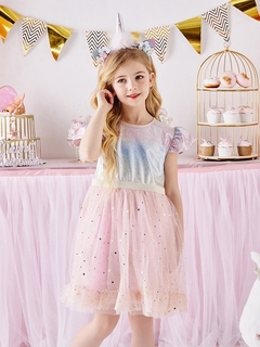 Vestido Infantil Brilhos