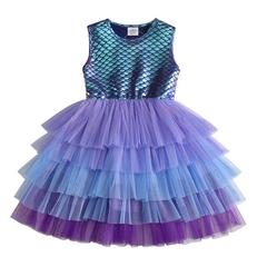  Vestido Infantil Sereia 1