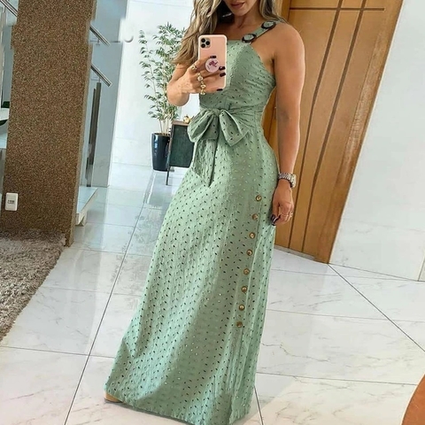 Vestido de Lese Verde | DMS Boutique