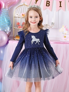 Vestido Infantil Unicórnio | DMS Boutique