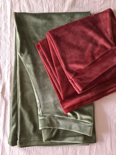 Pantalon Menta velvet - tienda online