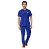 Conjunto Scrub Cratos azul royal