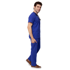 Conjunto Scrub Cratos azul royal na internet