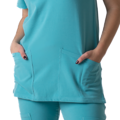 Conjunto scrub Hella verde tifanny - Bossa Chic