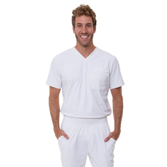 Conjunto Scrub antiviral Cratos branco na internet