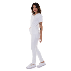 Conjunto Scrub Atena branco feminino - Bossa Chic