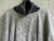 Poncho de lana corto pesado con cuello - gris - comprar online