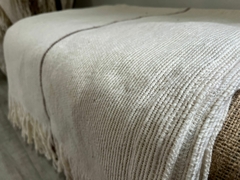 Manta de algodón - crudo raya ladrillo en internet