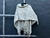 Ruana de lana clásica con capucha - beige ceniza claro - comprar online