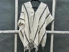 Poncho tropical corto - negro