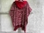 Ruana corta de lana clásica con capucha y cierre - bordo en internet