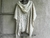 Ruana de lana clásica con capucha - blanco en internet