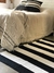 Alfombra Sarga blanco y negro - comprar online