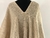 Poncho de lana clásico - beige - comprar online