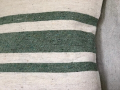 Almohadón - blanco y verde - comprar online
