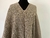 Poncho de lana clásico - visón - comprar online