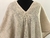 Poncho de lana clásico corto - crudo - comprar online
