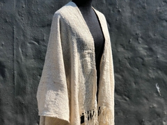 Ruana de lana clásica - crudo - comprar online