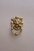 TIRADOR ARGOLLA LEON EN BRONCE