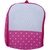 MOCHILA JARDIN NEOPRENE ESTAMPADA ROSA LUNARES BLANCOS