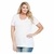 REMERA MUJER MODAL TALLES ESPECIALES BLANCO - comprar online