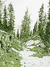 Bosque nevado (verde savia) - Serie "Fontainebleau" - comprar online