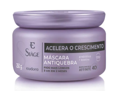 Máscara de Tratamento Acelera o Crescimento 250g [Siàge - Eudora]