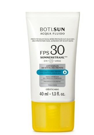 Protetor Solar Facial Antissinais FPS 30 Acqua Fluido [Boti.Sun - O Boticário]