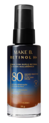 Base Líquida Retinol H+ com FPS 80 26g [Make B. - O Boticário]