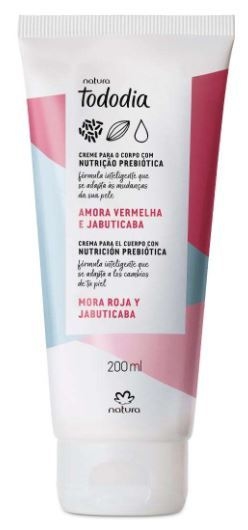 Creme Corporal Nutritivo Amora Vermelha e Jabuticaba 200ml [Tododia - Natura]