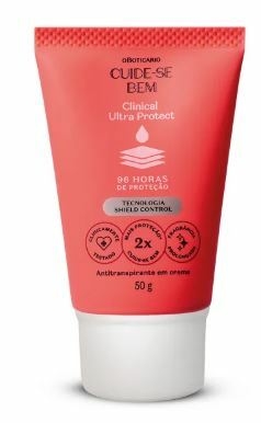 Desod. Antitranspirante em Creme Clinical Ultra Protect [Cuide-se Bem - O Boticário]