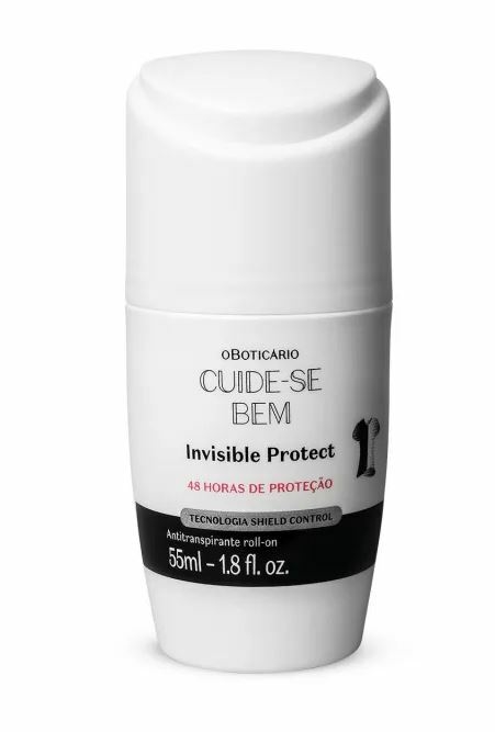 Antitranspirante Roll-on Invisible Protect 55ml [Cuide-se Bem - O Boticário]