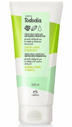 Creme Desod. Nutritivo para o Corpo Capim Limão e Hortelã 200ml [Tododia - Natura] - comprar online